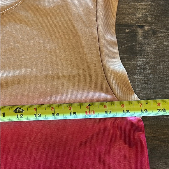 Anthropologie Rose Ombre Muscle Tee - Picture 3 of 9